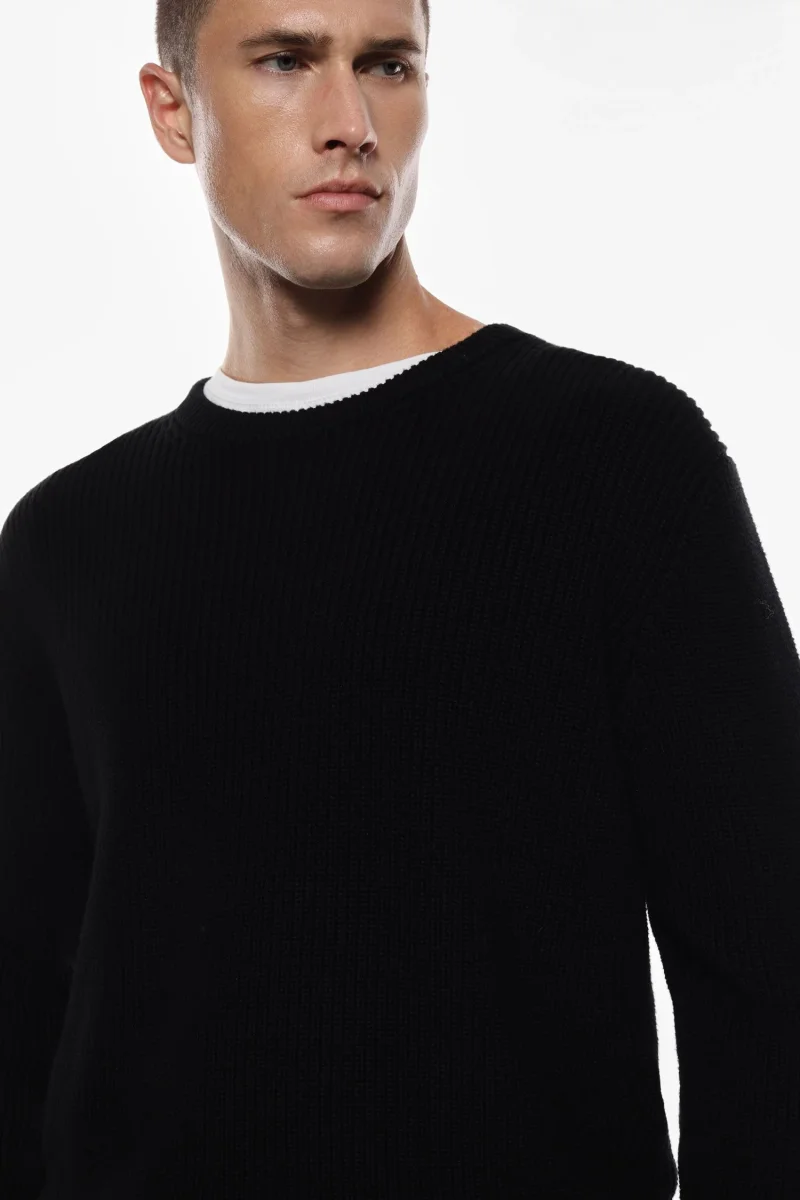 MAGLIONE CON MANICHE LUNGHE SOBRIE - IMPERIAL - immagine 4