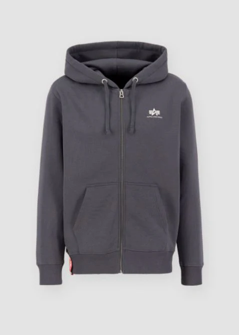 FELPA CON CAPPUCCIO CON ZIP - ALPHA INDUSTRIES - immagine 2