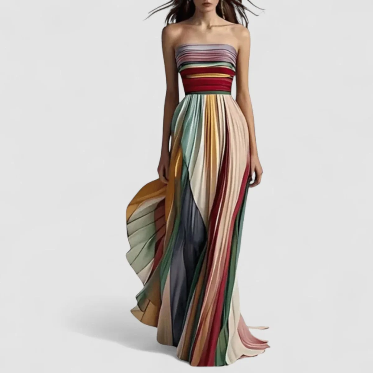 Chiara | Abito Primaverile Lungo e Versatile - immagine 3