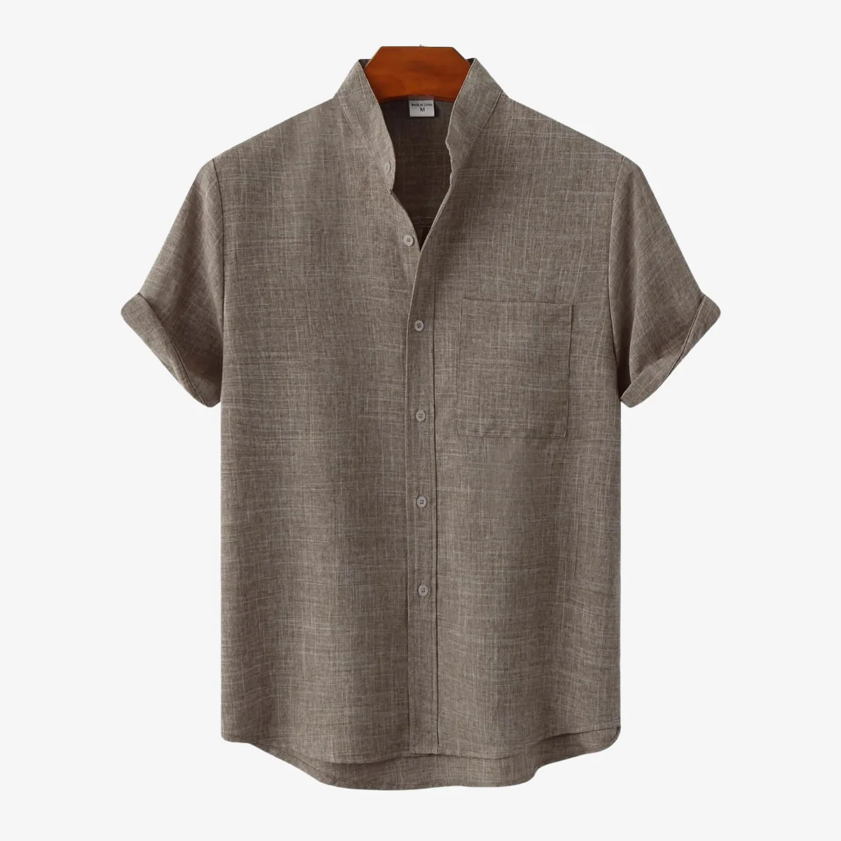 Damer | Camicia Da Uomo In Cotone e Lino - immagine 6