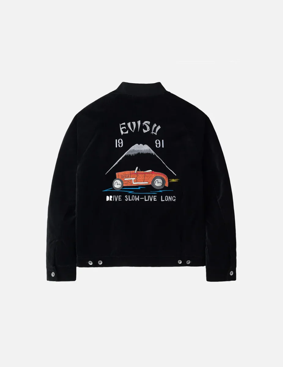 GIACCA IMBOTTITA IN VELLUTO VINTAGE - EVISU - immagine 5