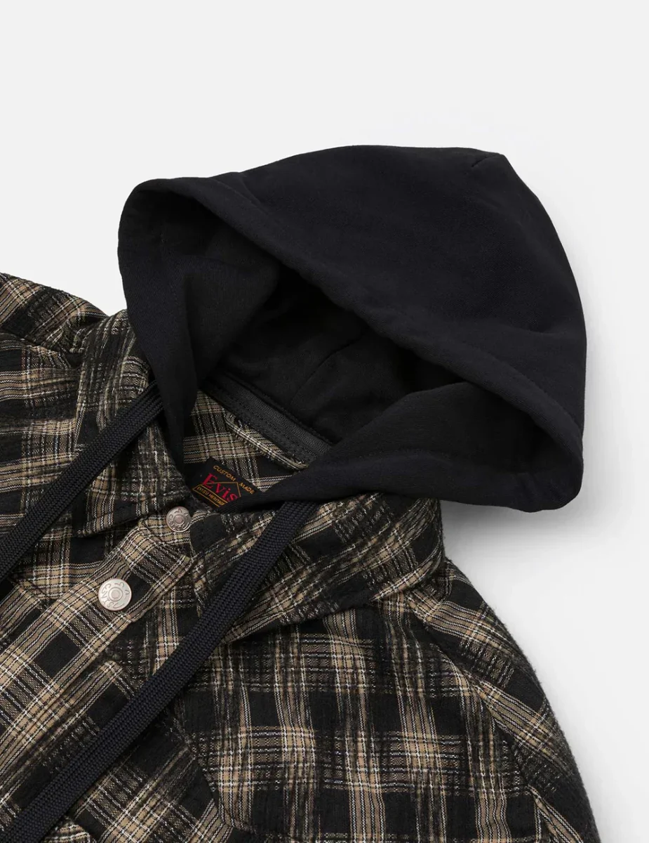 GIACCA A QUADRI CON RICAMO GABBIANO - EVISU - immagine 8