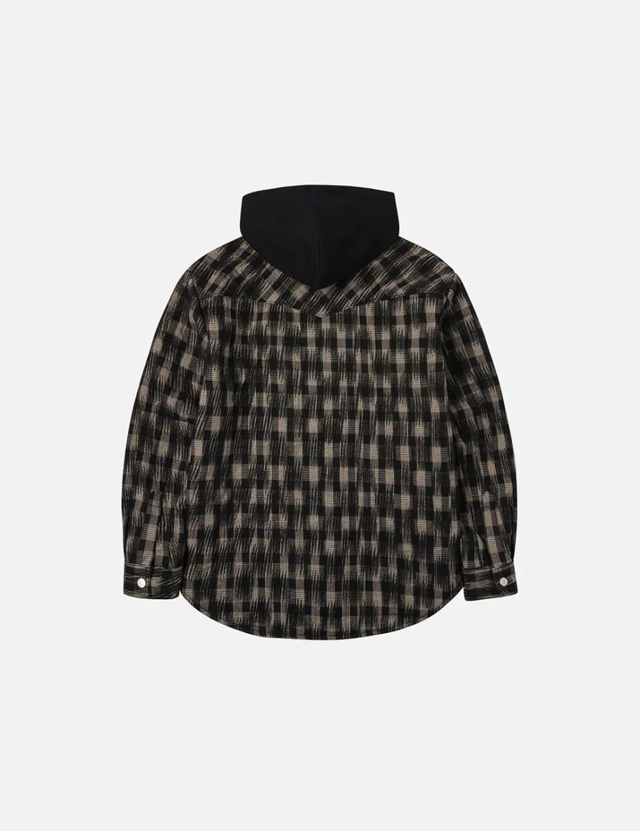 GIACCA A QUADRI CON RICAMO GABBIANO - EVISU - immagine 5