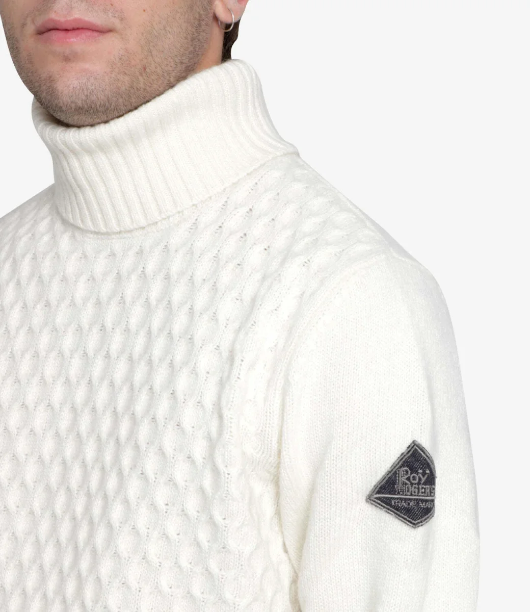 Maglione ROYROGER'S bianco - immagine 3