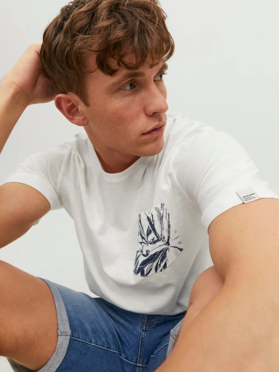 T-shirt Jack&Jones bianco - immagine 5