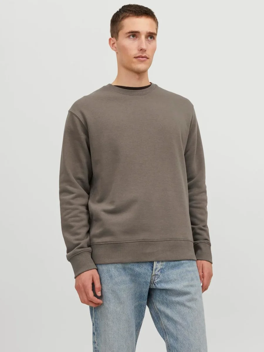 Felpa Baggy felpata Jack&Jones marrone - immagine 2