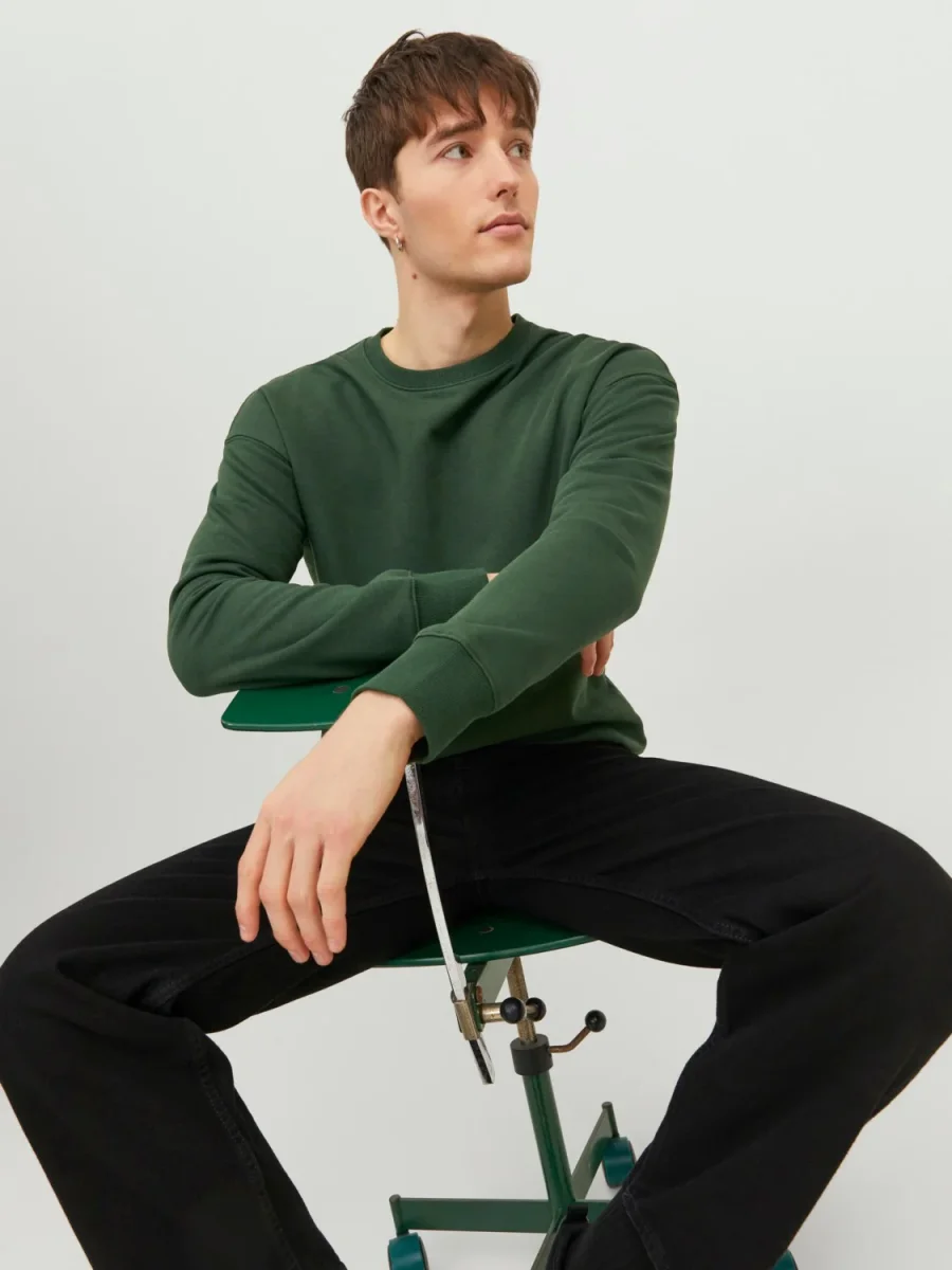 Felpa Baggy felpata Jack&Jones verde - immagine 4