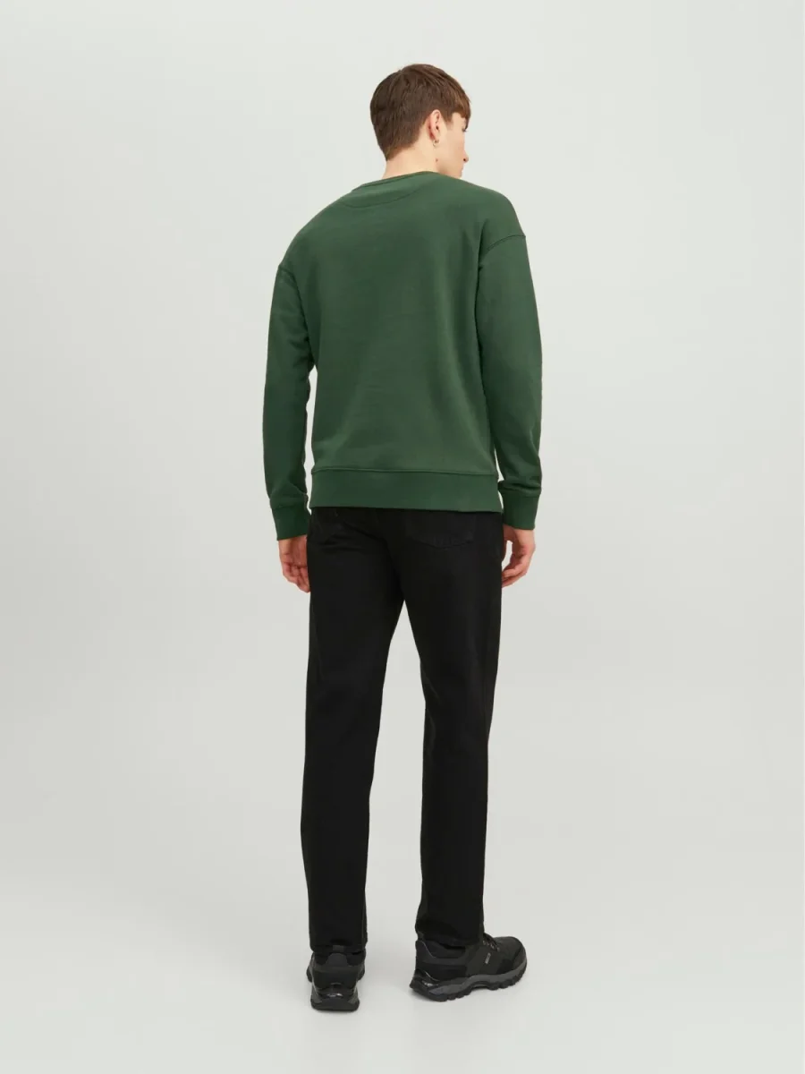 Felpa Baggy felpata Jack&Jones verde - immagine 3