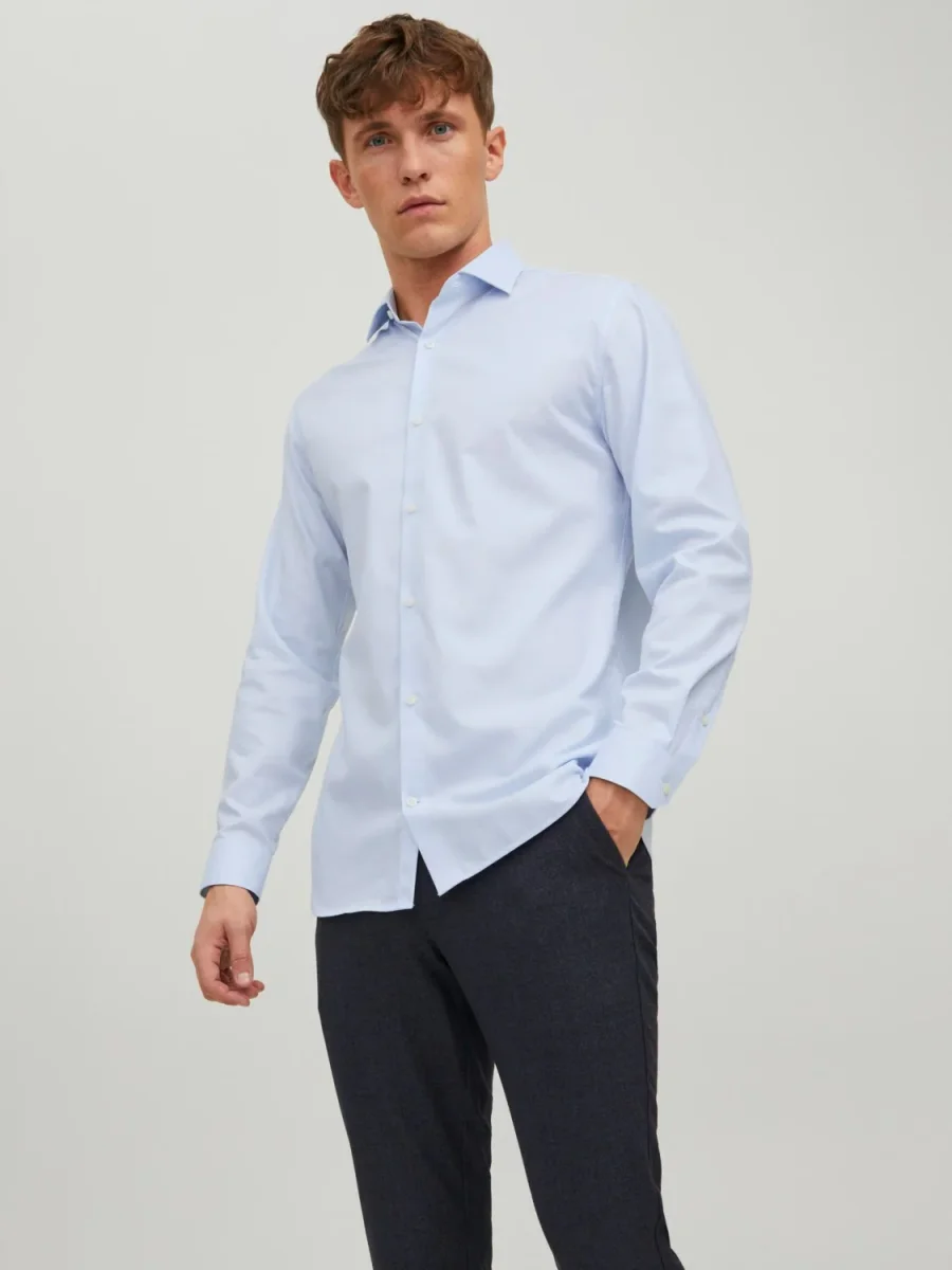 Camicia Slim Jack&Jones celeste - immagine 3