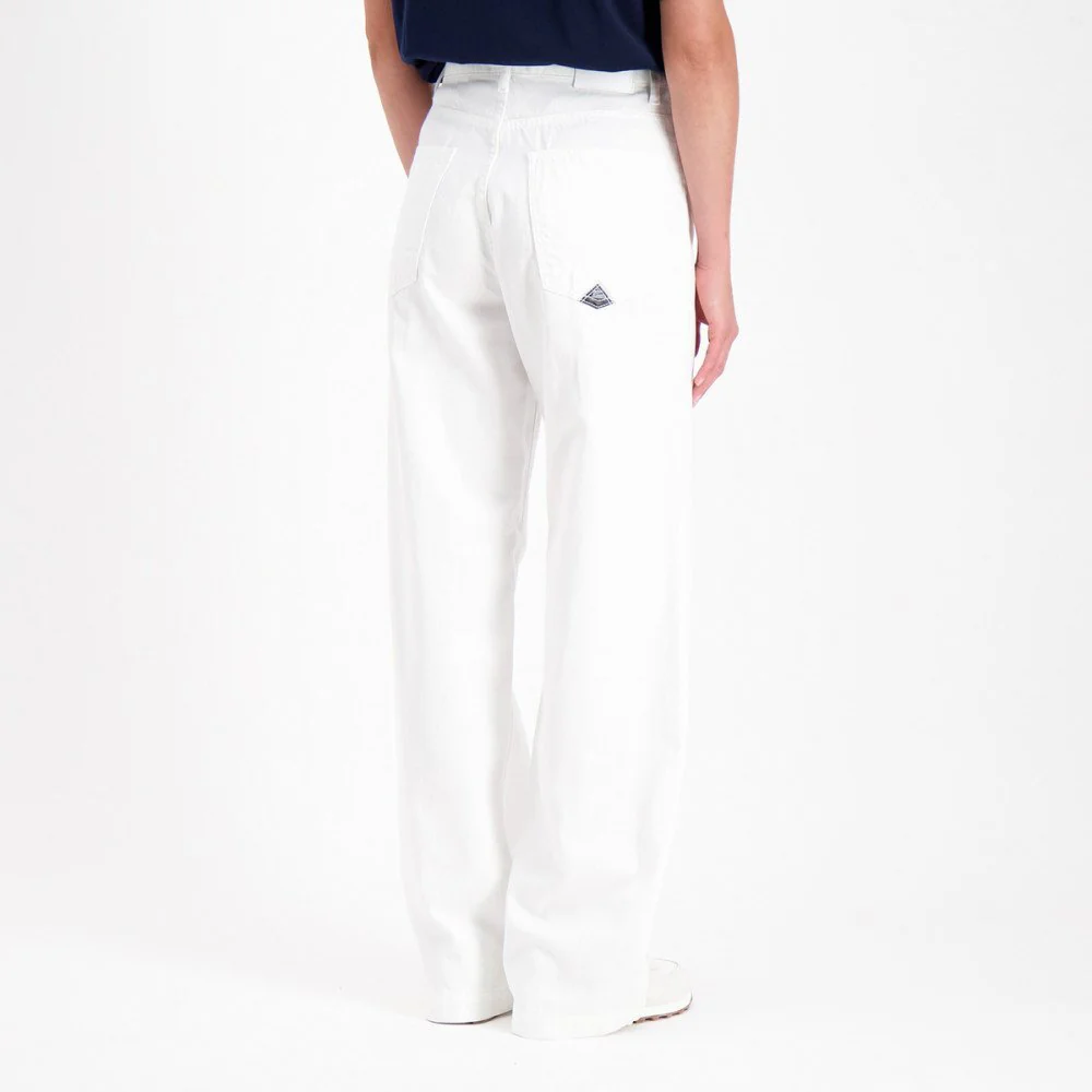 Pantalone Palazzo Roy Roger's bianco - immagine 4