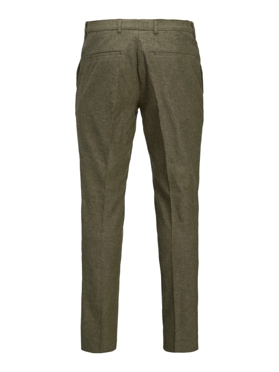 Pantaloni Slim in lino Jack&Jones verde - immagine 8