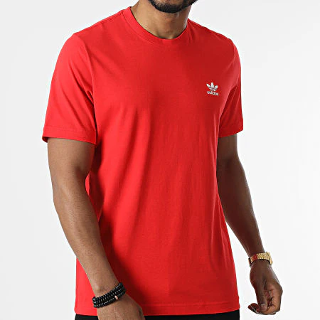 T-shirt Adidas rosso - immagine 2