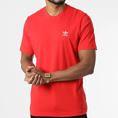 T-shirt Adidas rosso - immagine 4