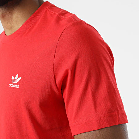 T-shirt Adidas rosso - immagine 3