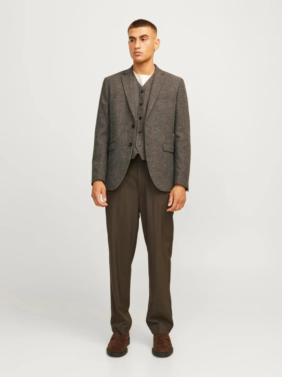 Giacca Slim Jack&Jones marrone - immagine 3