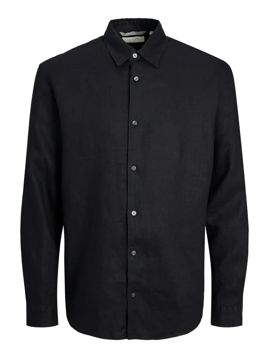 Camicia in lino Jack&Jones nero - immagine 8