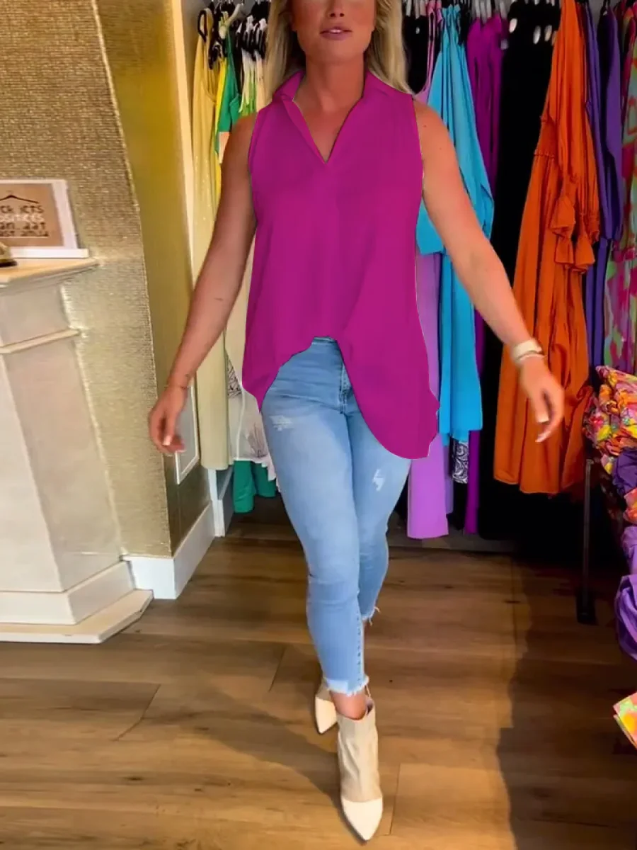 Ruth - Top Senza Maniche Con Volant - immagine 7