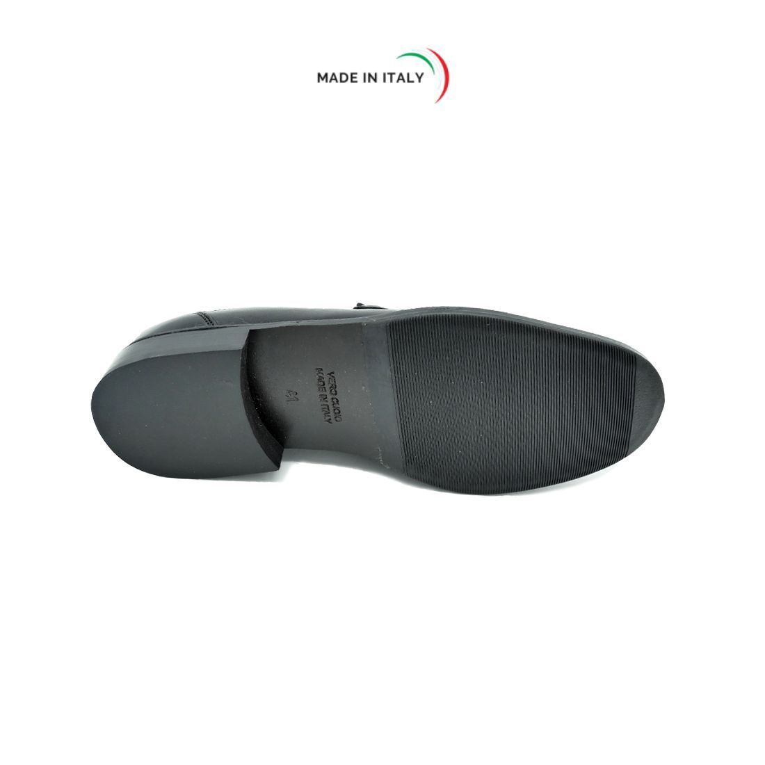 Mocassino da Uomo in pelle Colore Nero - immagine 4