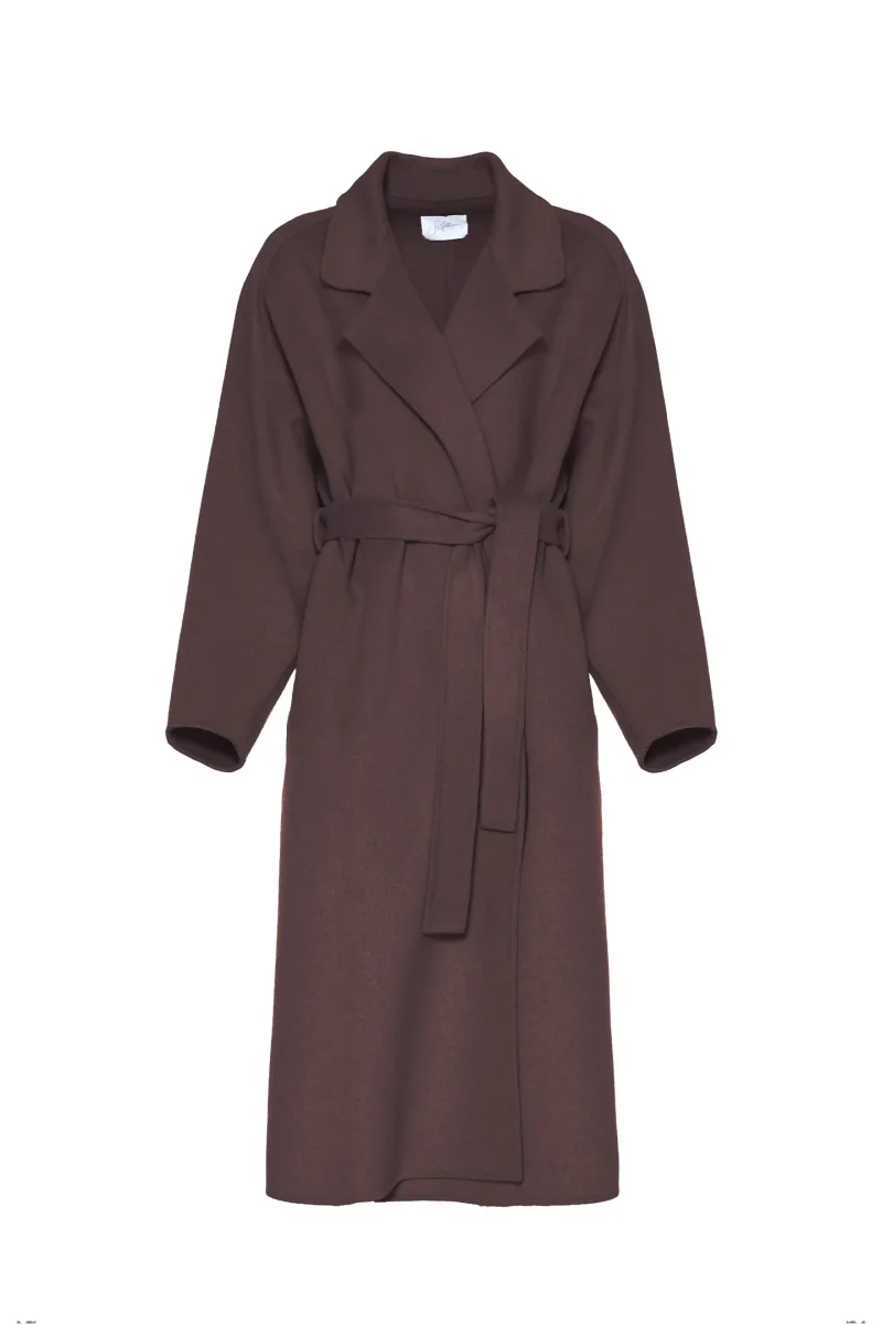 CAPPOTTO VESTAGLIA IN DRAP DI LANA - SO ALLURE - immagine 3