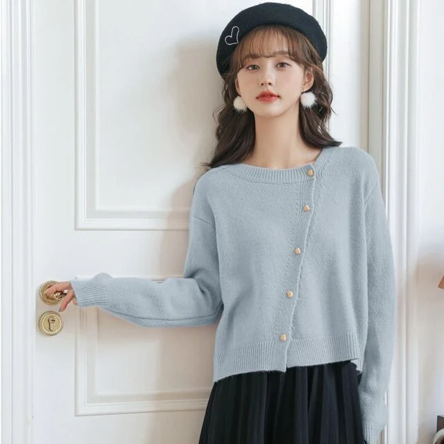 Comodo gilet in cashmere con giocoso dettaglio di bottoni - immagine 4