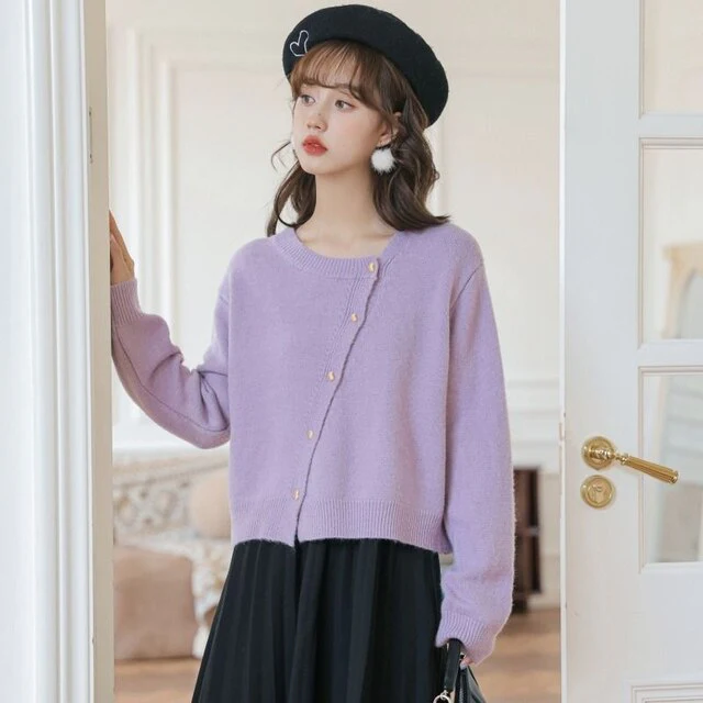 Comodo gilet in cashmere con giocoso dettaglio di bottoni - immagine 3