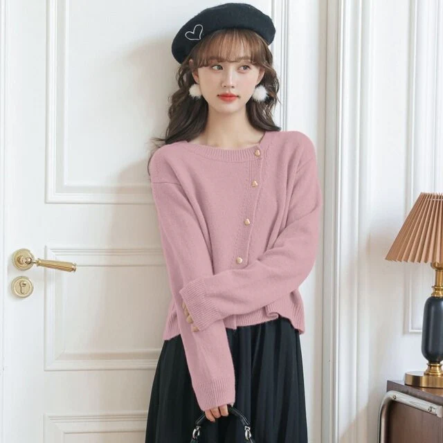 Comodo gilet in cashmere con giocoso dettaglio di bottoni - immagine 2