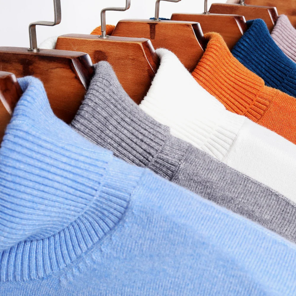 Maglione Dolcevita in 100% Lana Merino - immagine 3