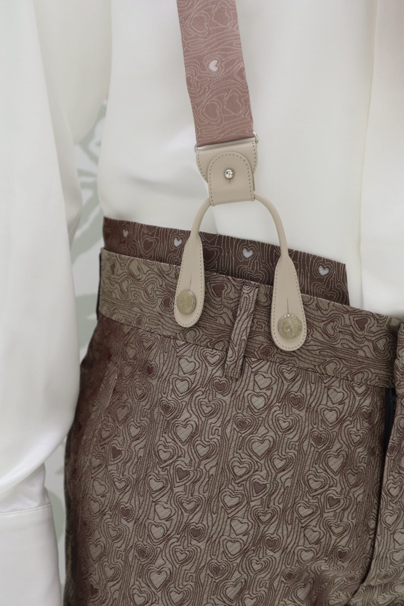 Pantalone da uomo e da sposo color marrone tabacco Margaret Atwood - immagine 3