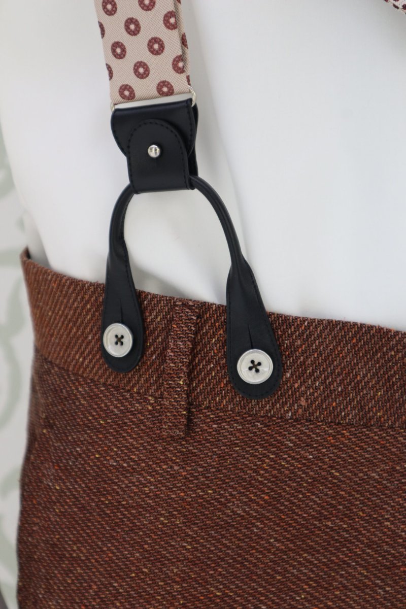 Pantalone da uomo e da sposo color marrone bruciato Johann Wolfgang von Goethe - immagine 3