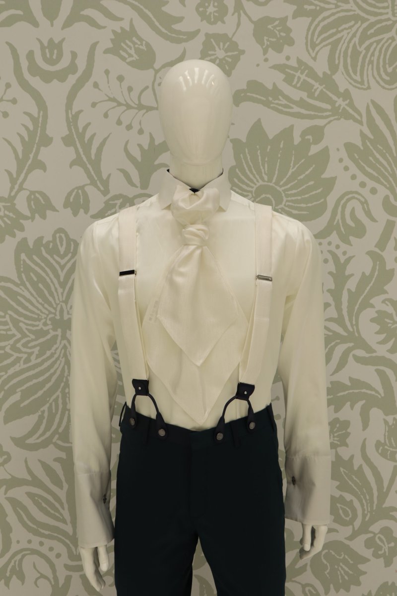 Bretelle da sposo panna DINO BUZZATI - immagine 2