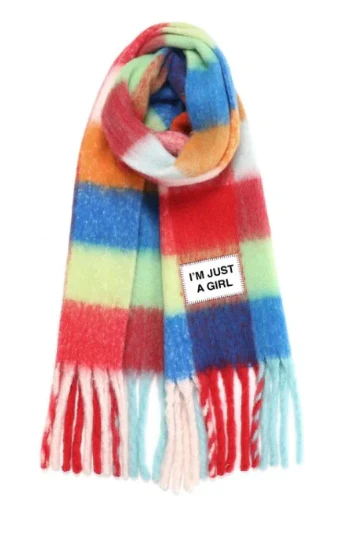 SCIARPA I'M JUST A GIRL - VERB TO DO - immagine 2