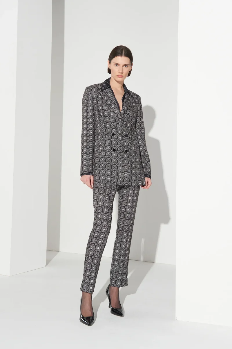 GIACCA DOPPIO PETTO FANTASIA - SO ALLURE - immagine 2