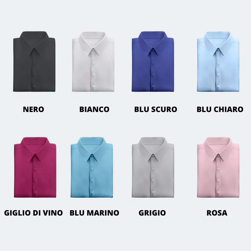 Camicia Friabile - Resistente Alle Pieghe Ed Elastica - immagine 8