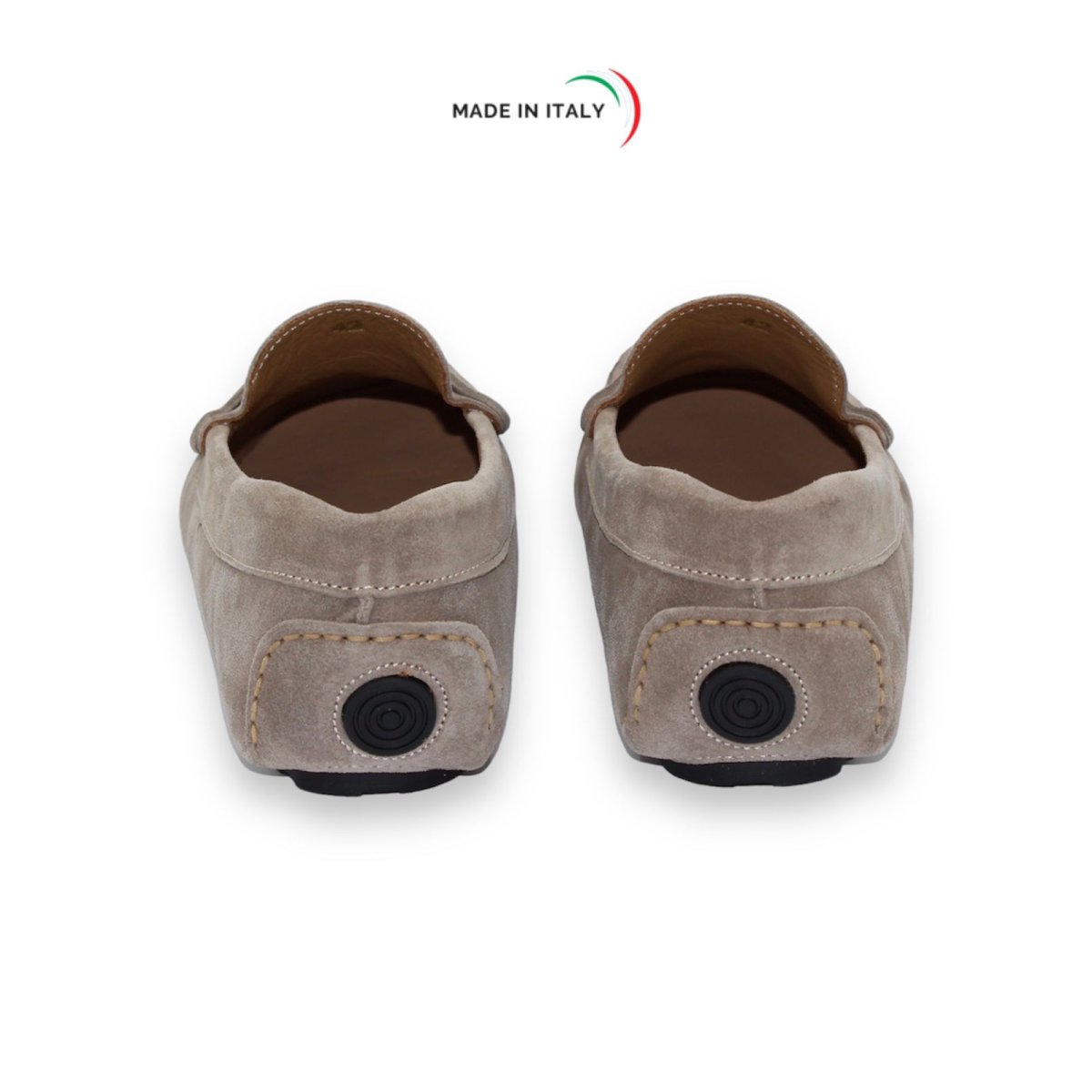 Mocassino da Uomo in camoscio colore Sabbia - immagine 4