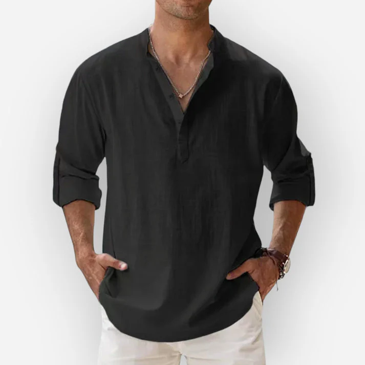 Luis | Camicia Ecologica Per La Vita Casual - immagine 2