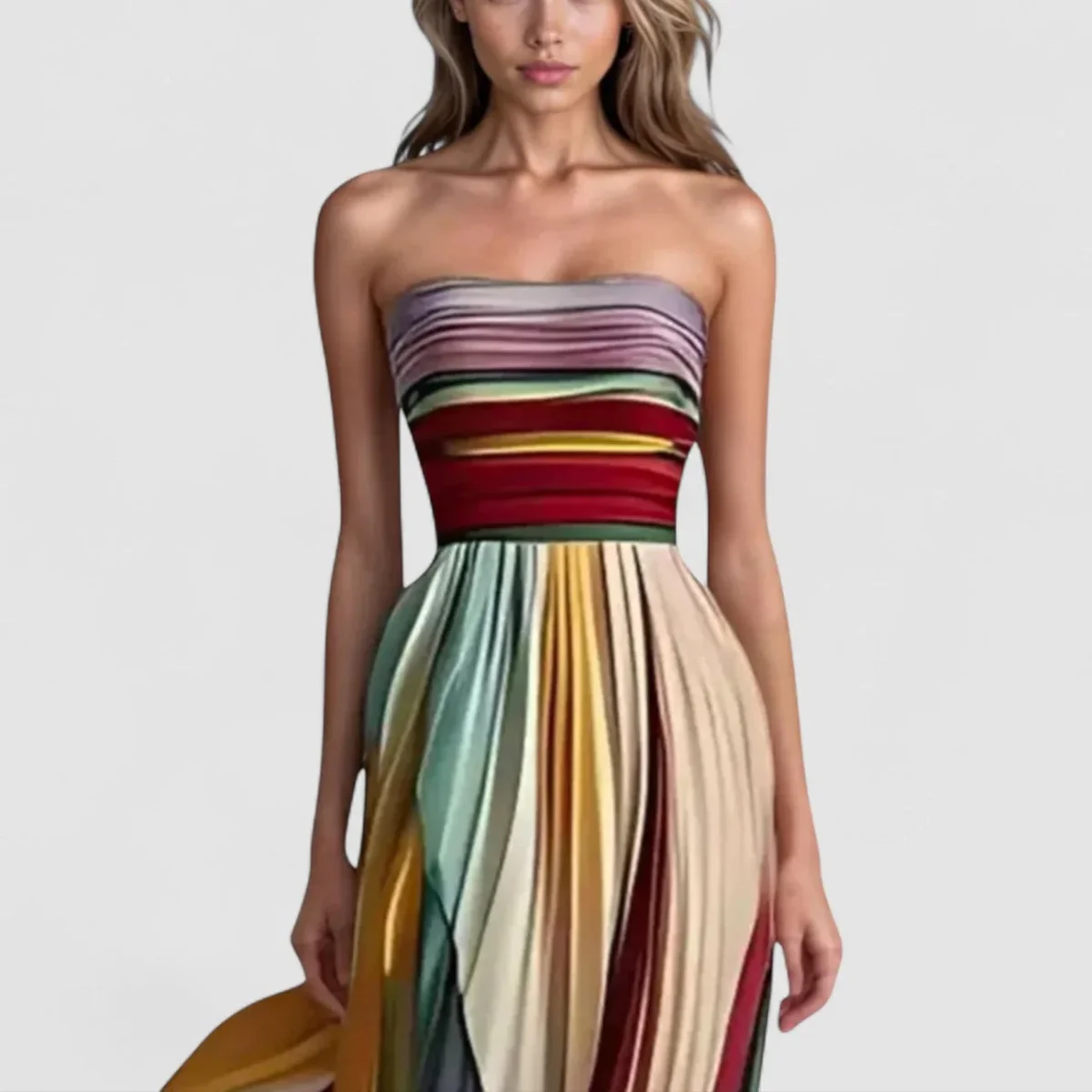 Chiara | Abito Primaverile Lungo e Versatile - immagine 2