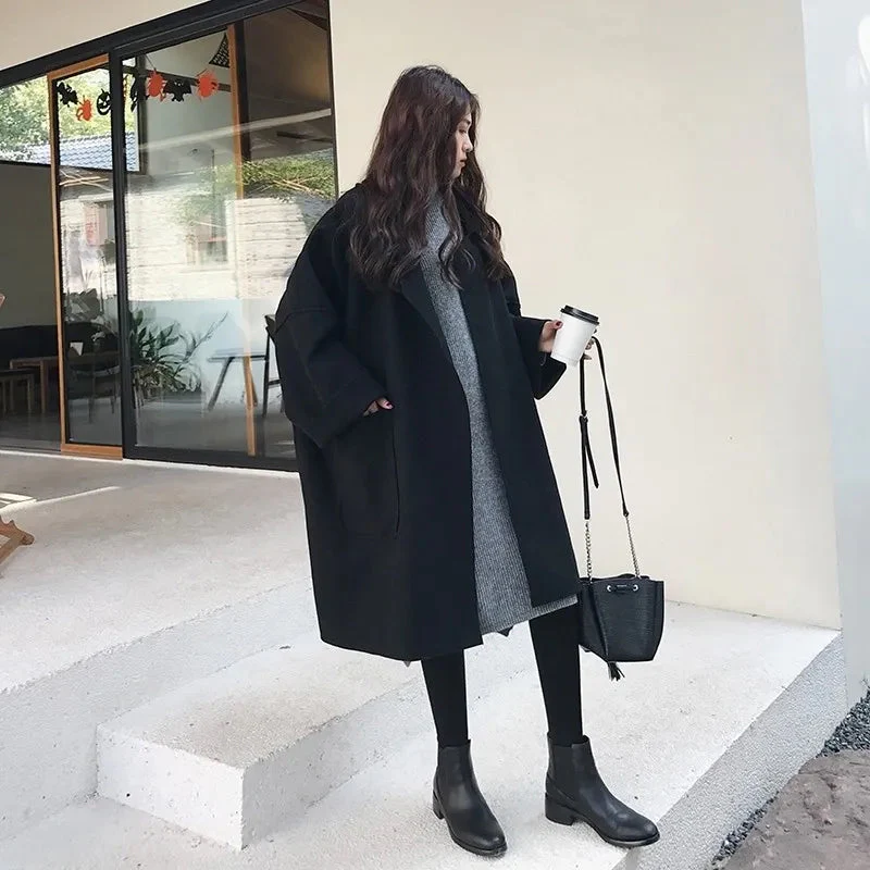 Elegante Trench Oversize In Lana - immagine 5
