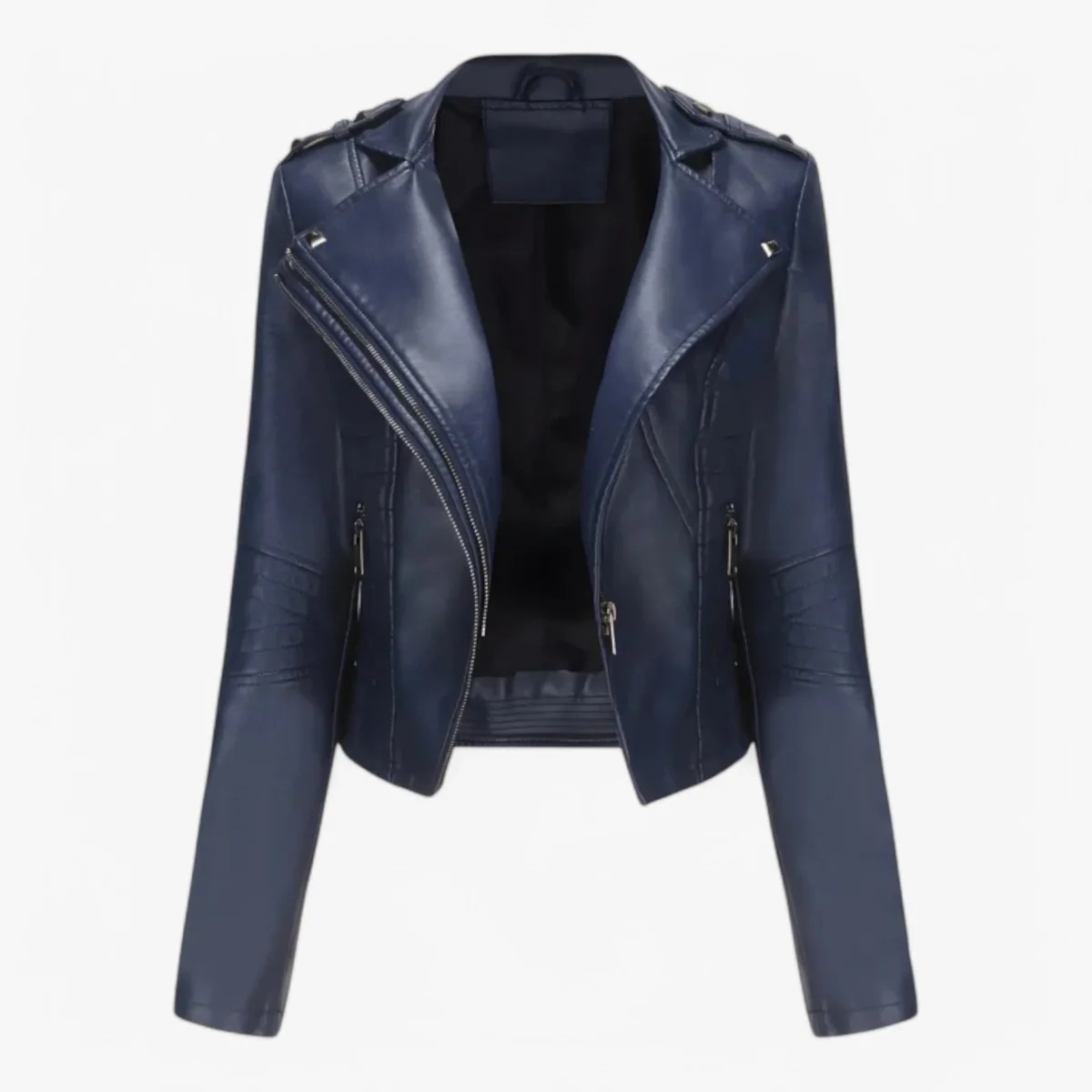 Emma | Giacca Cropped Da Donna Dallo Stile Biker Elegante - immagine 4