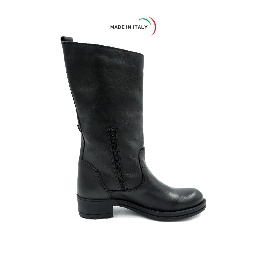 Stivale da Donna in Pelle colore Nero - immagine 2