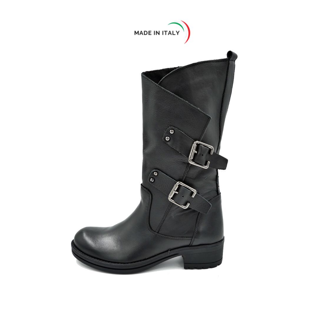 Stivale da Donna in Pelle colore Nero - immagine 4