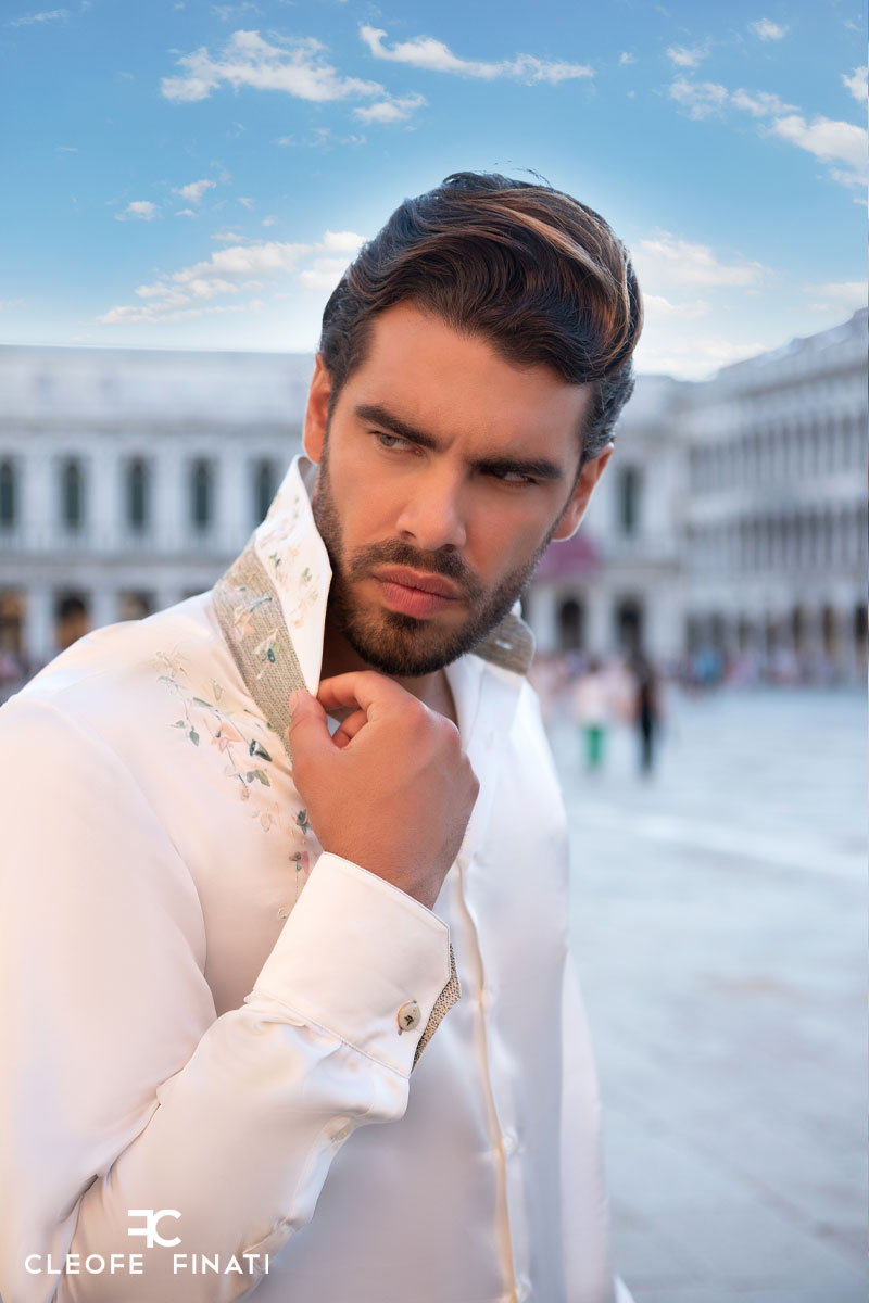 Doppio fazzoletto da sposo WILLIAM SHAKESPEARE - immagine 4