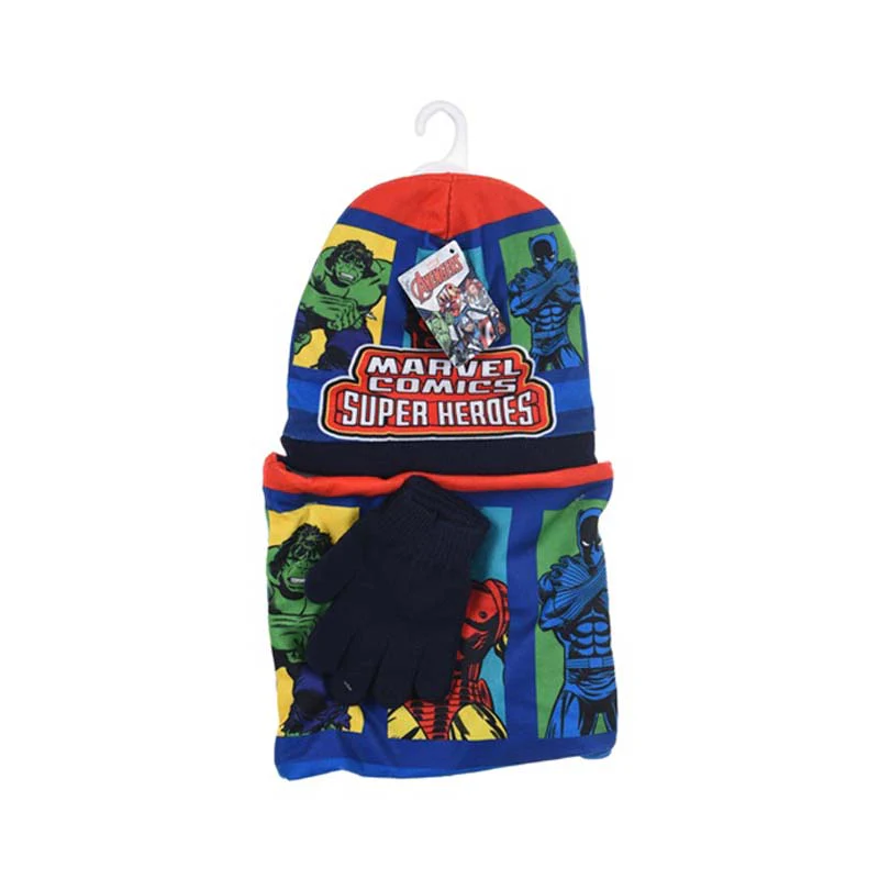 Cappello Guanti Scaldacollo AVENGERS - immagine 2