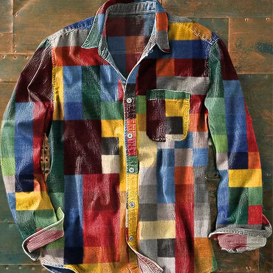 Spencer - Camicia Unisex a Quadri Colorati - immagine 2