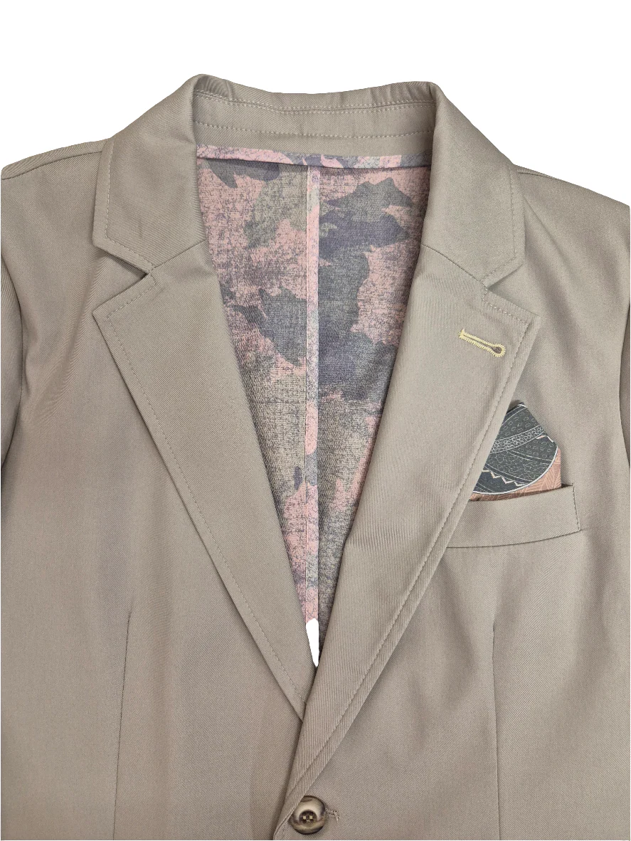 GIACCA DECOSTRUITA FLUID INTERNO A FANTASIA - KOON - immagine 4