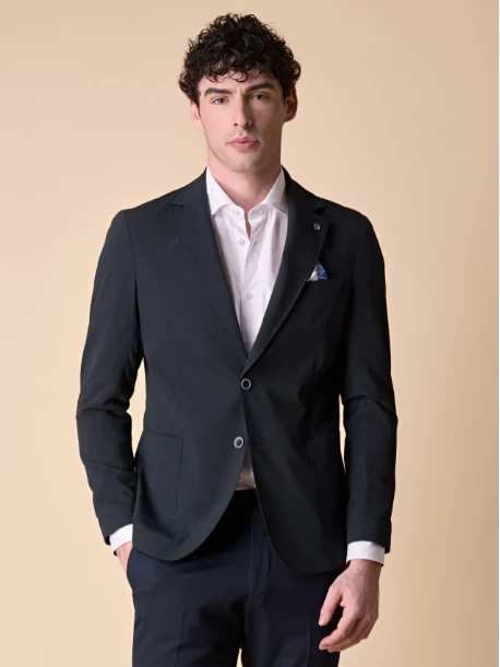 GIACCA MONOPETTO ALTA SARTORIA BLU - V2 - immagine 2