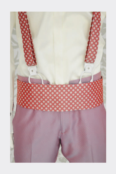 Cintura in tessuto da uomo ELSA MORANTE - immagine 2