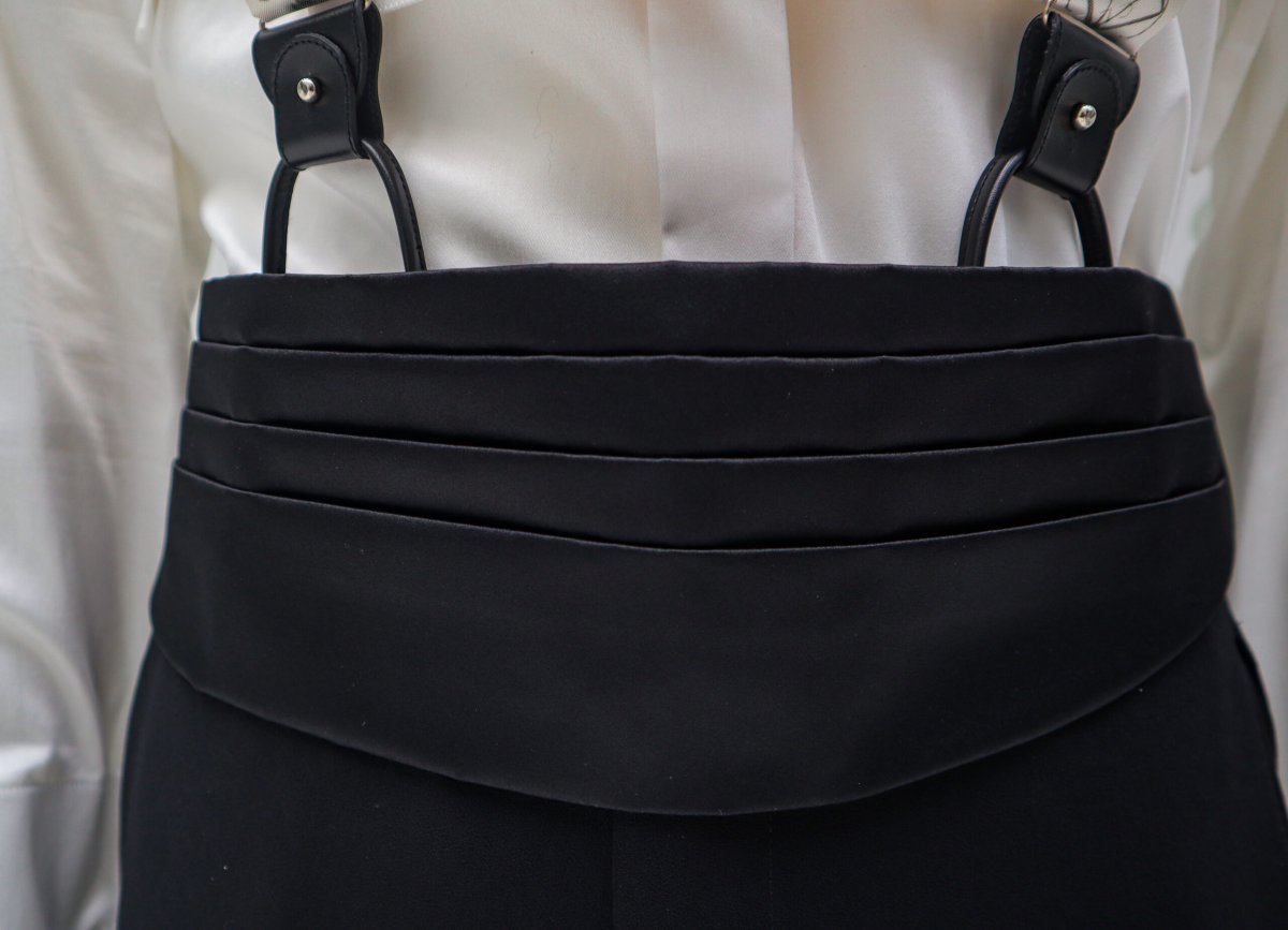 Cintura da uomo smoking LEWIS CARROL - immagine 2