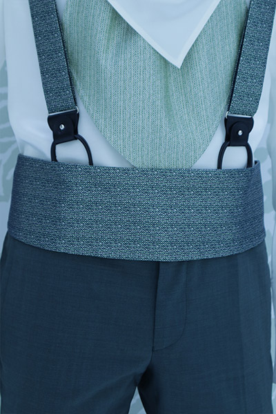 Cintura in tessuto da sposo HARPER LEE - immagine 2