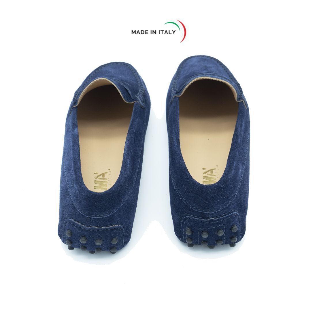 Mocassino Gommino da Donna in camoscio colore Blue navy - immagine 4