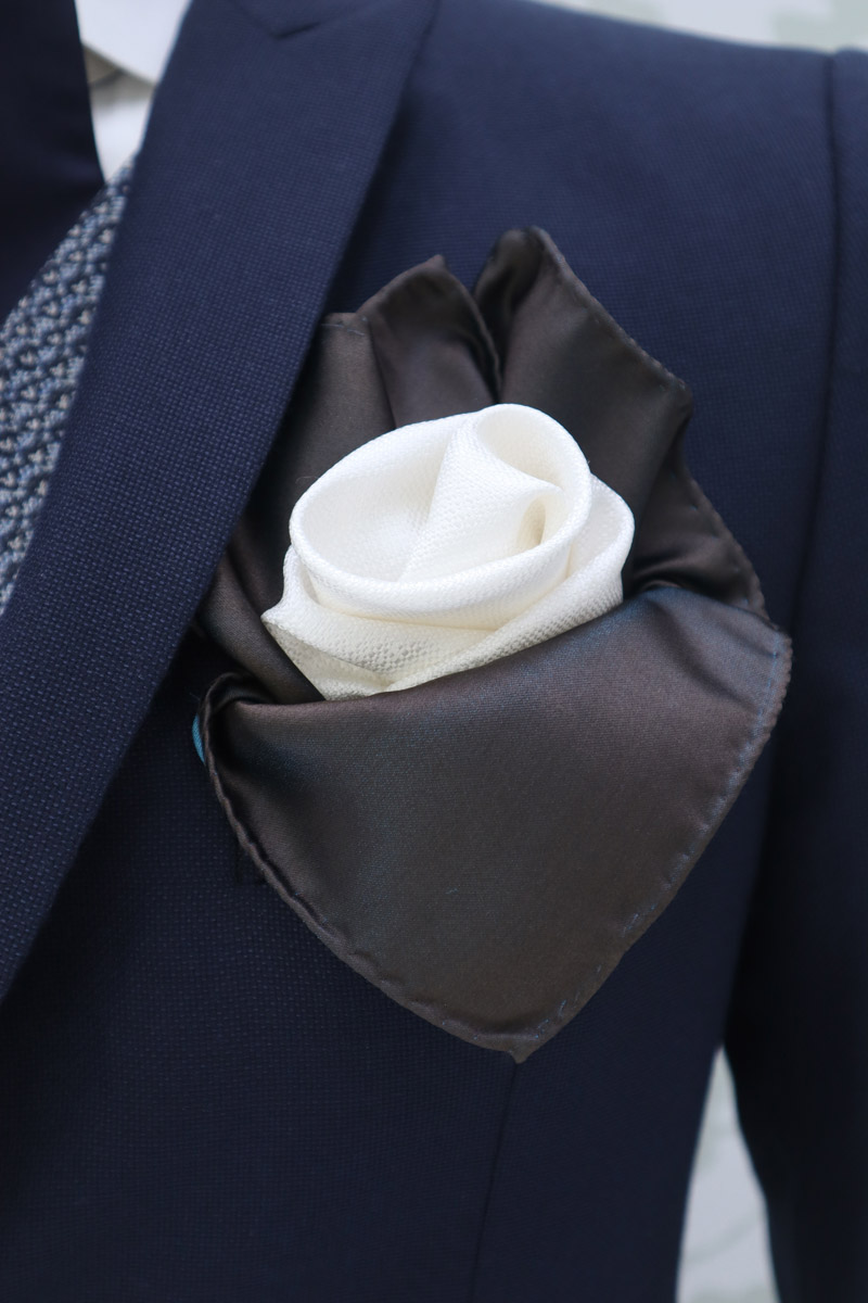 Doppio fazzoletto da sposo ORIANA FALLACI - immagine 2